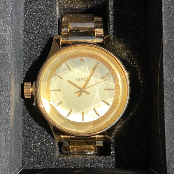 Nixon gold watch main image 5